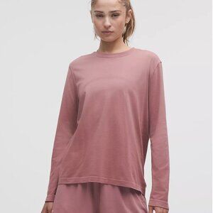 NWT Lululemon Swiftly Relaxed Long-Sleeve Shirt Updated Fit - 12 Red Clay